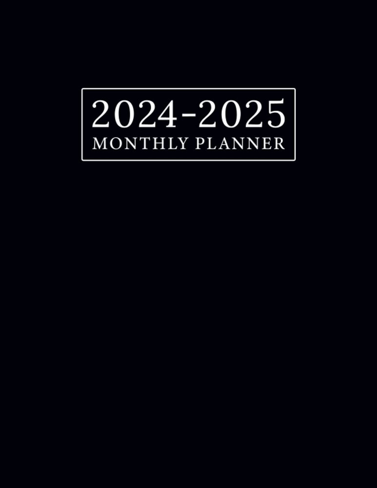 2024-2025 Monthly Planner: Two Year Appointment Book (January 2024 to December 2