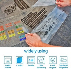 60 Sh Koala Transparency Film 8.5×11 Clear for Overhead Projector Laser Inkjet
