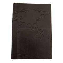 New Leather Made in Italy Thick Genuine Leather Lined Notebook Journal Brown