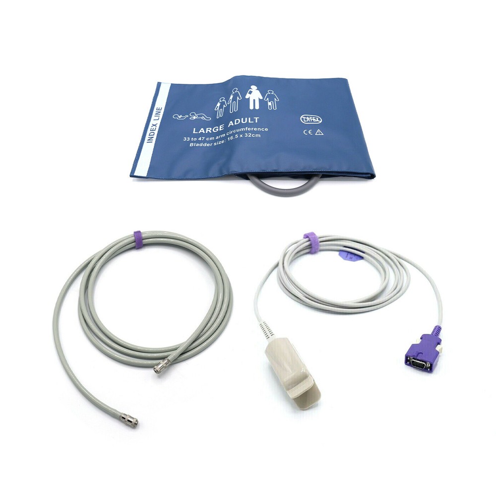 Criticare Accessories Bundle – Cuff, Hose, SpO2 Nellcor Oximax – USA Located