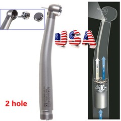 High-Speed Dental Handpiece with Fiber Optic Drill for Dentists Students 2 Holes