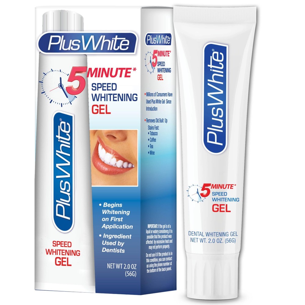 Plus White Speed Whitening Gel – Works in 5 2 Fl Oz (Pack of 1), No Color