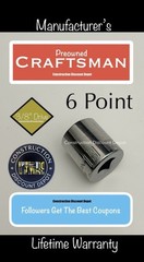 USED Craftsman 6 Point 3/8″ Drive Chrome Shallow 19MM Socket CMMT43549 19 mm