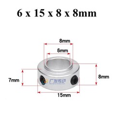 Double/Single Split Shaft Collar Clamp-On Collars With Set Screw SOH SRH SCH SSH