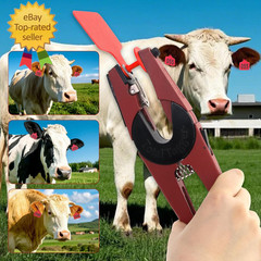 Cattle Ear Tags 001-100 Number Plastic Livestock Animal Tag for Cows Ear Tag