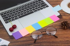 Colorful 1.5×2 Inch Sticky Notes – 24 Pads, Perfect for Office, Home, & School