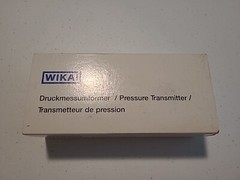 WIKA Pressure Transmitter S-11…0-30 PSI..10-30VDC #8395746..NOS..SEE PICS