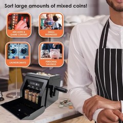 S18 Manual Coin Sorter and Wrapper
