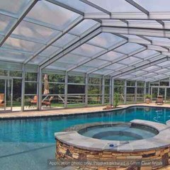 Clear Multiwall Polycarbonate Sheet Thermoclear 48 In. X 96 In. X 1/4 In. (6Mm)