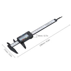 6″ 150mm Carbin Fiber Electronic Digital Vernier Caliper Micrometer Gauge LCD