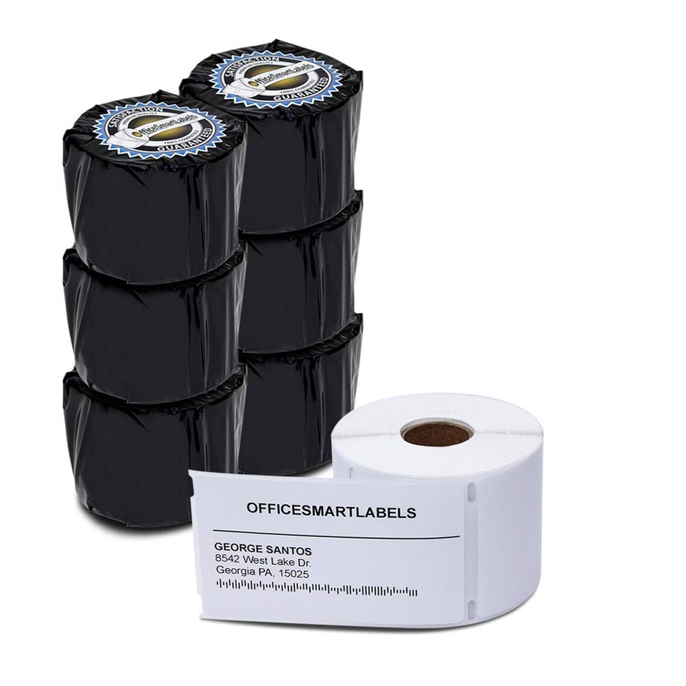 OfficeSmartLabels – 2-5/16″ x 4″ Shipping Labels, Compatible with 30256 – (6 …