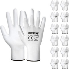 Safety Work Gloves for Men & Women, PU Coated Seamless Knit Grip | Smooth Grip o