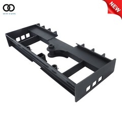 Pallet Fork Frame W Receiver Hitch & Spear Sleeves Skid Steer 4000lb Heavy-Duty