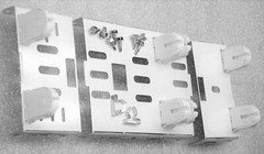 Retrofit Kit for 8′ 2 Bulb T12 Light Strip To 8 ft T8 4 Lamp Fluorescent Fixture