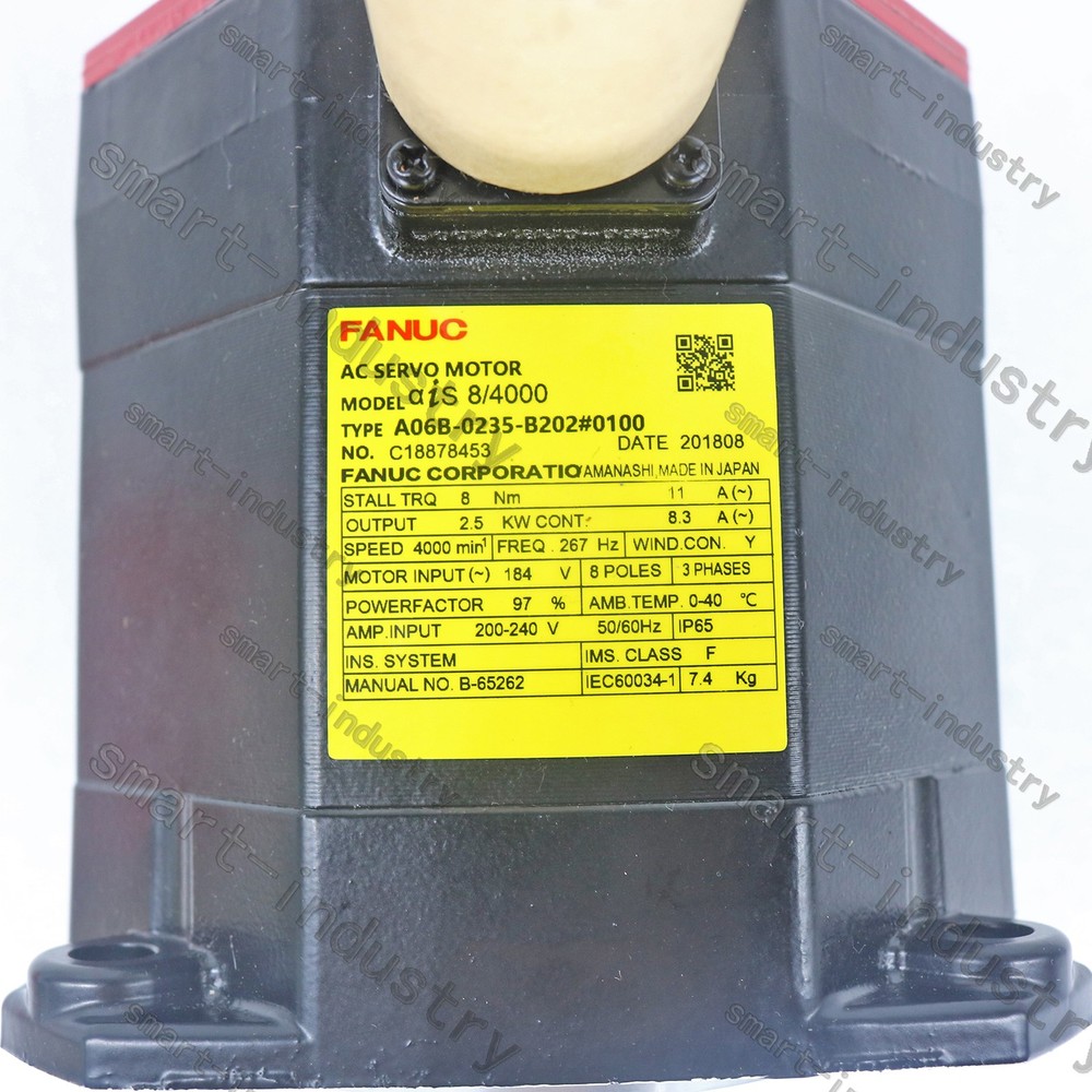 1PCS Used For Fanuc A06B-0235-B202#0100 Servo Motor Tested in Good Condition