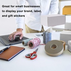 9x6x4 Inches Shipping Boxes Pack of 25, White Corrugated Cardboard Box for Maili