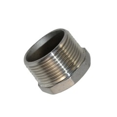 SS 304 1.25″ male to 1/2″ female NPT threaded Reducing bush adapter Pipe Reducer
