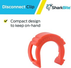 1-1/2 Inch Disconnect Clip Push-to-Connect Brass Plumbing Fitt Size: 1-1/2 in.