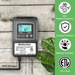 Wohenhao 100W Low Voltage Lighting Transformer for 12V DC Output Low Voltage …
