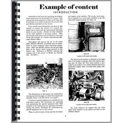 IH International 1200 Balanced Mower Owners Operators Manual