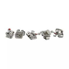 Orthodontic Self-ligating Brackets Ceramic Metal Braces Empower Clear Roth MBT