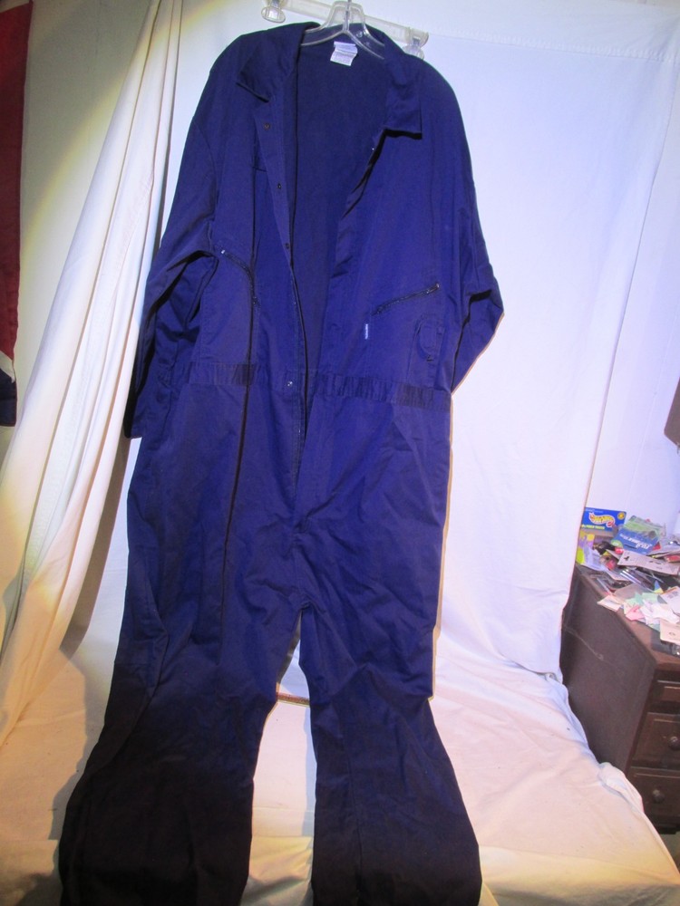 PORTWEST COVERALLS SIZE 6XL Blue Unisex Polycotton Workwear PREOWNED