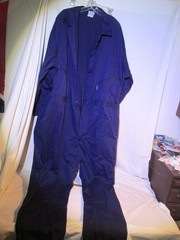 PORTWEST COVERALLS SIZE 6XL Blue Unisex Polycotton Workwear PREOWNED