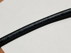 All Star Cable CAT5E UTP Waterblock Tape Direct Burial Network Cable Black/100ft