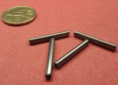 Steel Coiled Spring Pin, 1/8″ Dia x 1.00″ Length, 100 pcs