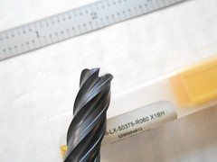 NEW SANDVIK 3/8″ DIA. X 1-1/2″ LOC X 3-1/2″ L X .060″ CR. 5FL CC CARBIDE ENDMILL