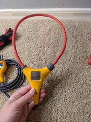 Fluke 381 Remote Display True RMS AC/DC Clamp Meter with iFlex 2500A Used WORKS