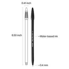 Plus Pen 3000 Felt Tip Pens, Fine Point (0.4mm), Fine Liner, Writing/Journali…