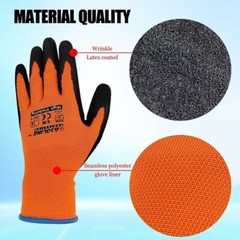 Gasoline 13 Gauge Polyester Latex Crinkle Palm Dipped Gloves /Men Women/ 12Pairs