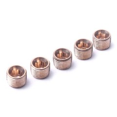 20PCS Pipe Plug 1/8″ 1/4″ 3/8″ 1/2″ Male Thread Hex Internal Head Socket Fitting