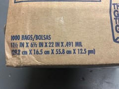 1000ct White T-Shirt Bags 11.5×6.5×22 Plastic Grocery Shopping