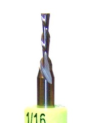 (10) 1/16″ (.0625″) CARBIDE END MILL 2 FLUTE DOWNCUT SOFT PLASTIC 1650.0625.250