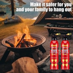 4 In1 Fire Extinguisher with Mount Fire Extinguishers for the House/Car/Kitchen.