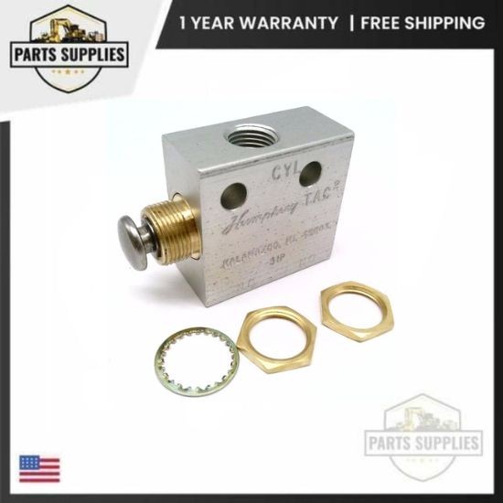 31P Humphrey TAC 3/2 Push Button Valve 1/8″ NPTF 0-125 PSI
