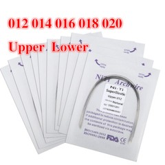 100PCS Dental Orthodontic Arch Wire Niti Super Elastic Round Natural Form 10PACK
