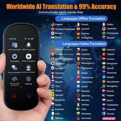 Language Translation Device 139+Languages Two-Way Instant Voice Photo Translator