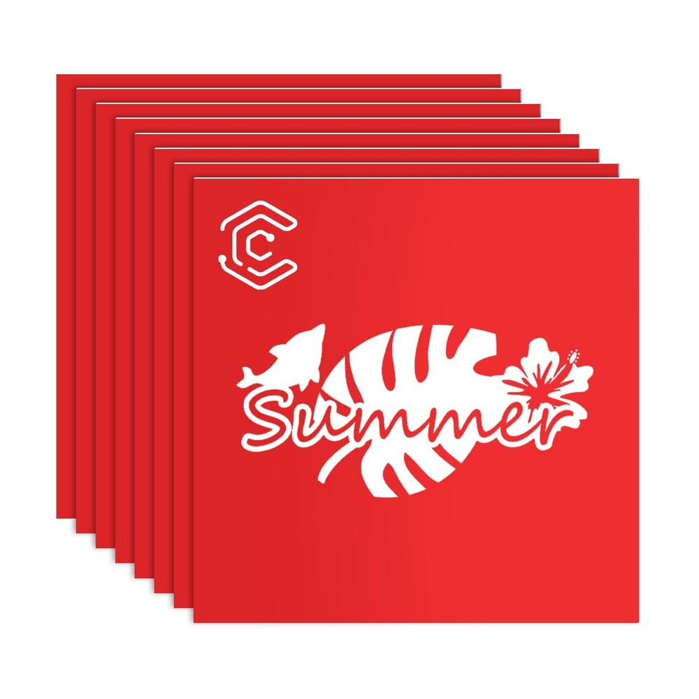 8 Pack ABS Plastic Sheet, 12” x 12” Laser Engraving Double Color Plastic Sh…