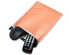 6×10, 4×8 Sunset Peach Glamour Metallic BUBBLE MAILERS Rose Gold Padded Envelope