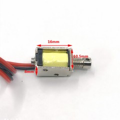 DC 3V 5V 6V 9V 12V Push-Pull Through Micro Linear Solenoid Magnet Electromagnet