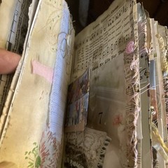 Junk Journal, Grungy, Blooming Table, Coffee Stain