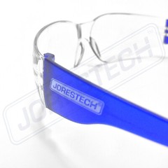JORESTECH Vision BLUE frame clear Lens Safety Glasses Sunglasses Z87+ 12PACK