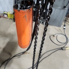 Duff Lynx 2 Ton Electric Chain Hoist 20 Foot Lift 8FPM 230/460v 4000lbs
