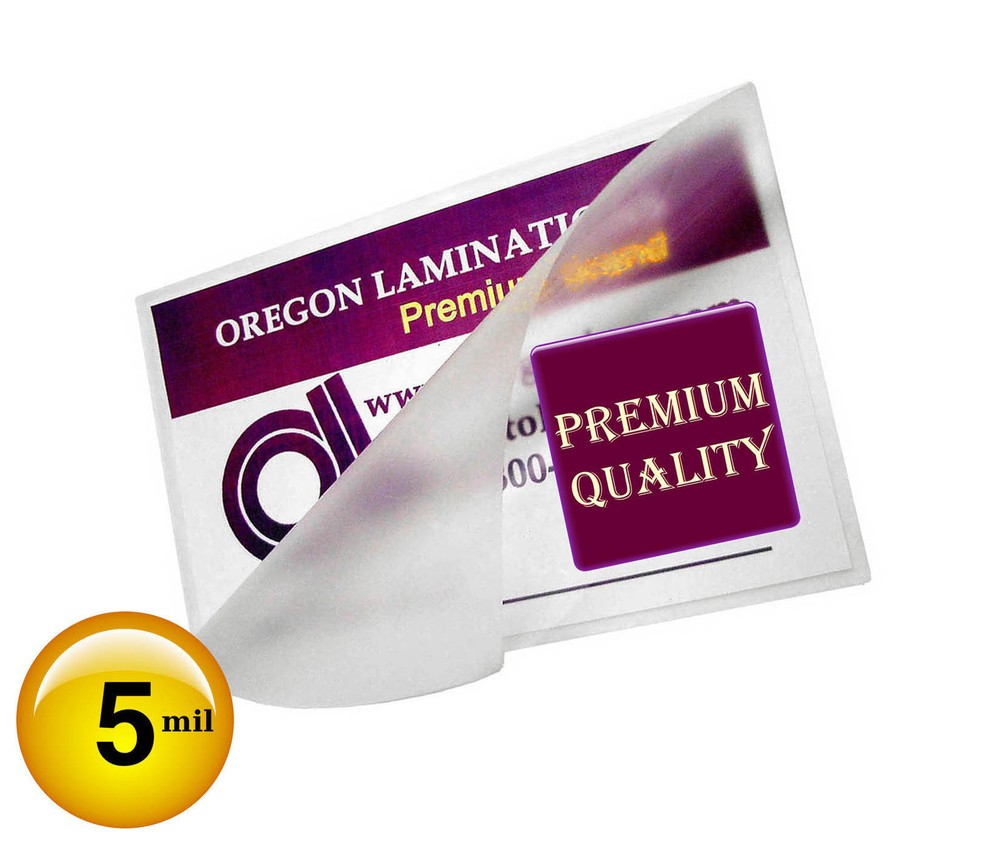 1000/pack Prayer Cards Hot Laminating Pouches 5 Mil 2-3/4 x 4-1/2, 2.75 x 4.5