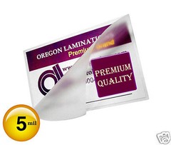 1000/pack Prayer Cards Hot Laminating Pouches 5 Mil 2-3/4 x 4-1/2, 2.75 x 4.5