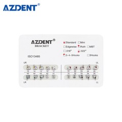 U46908 AZDENT Dental Orthodontic Arch WiresBrackets Braces Mini RothMBT G1N