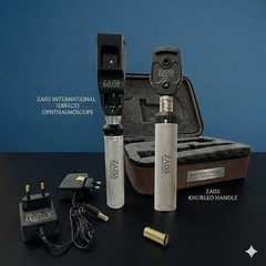 Led 3.7V Ophthalmic Diagnostic Set Direct Ophthalmoscope & Streak Retinoscope